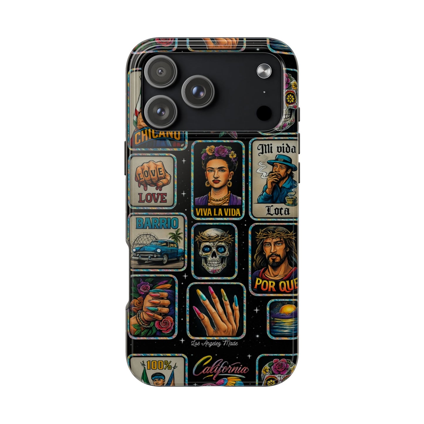 Los Angelez Made x Chicano Vintage Stickers Tough Phone Case