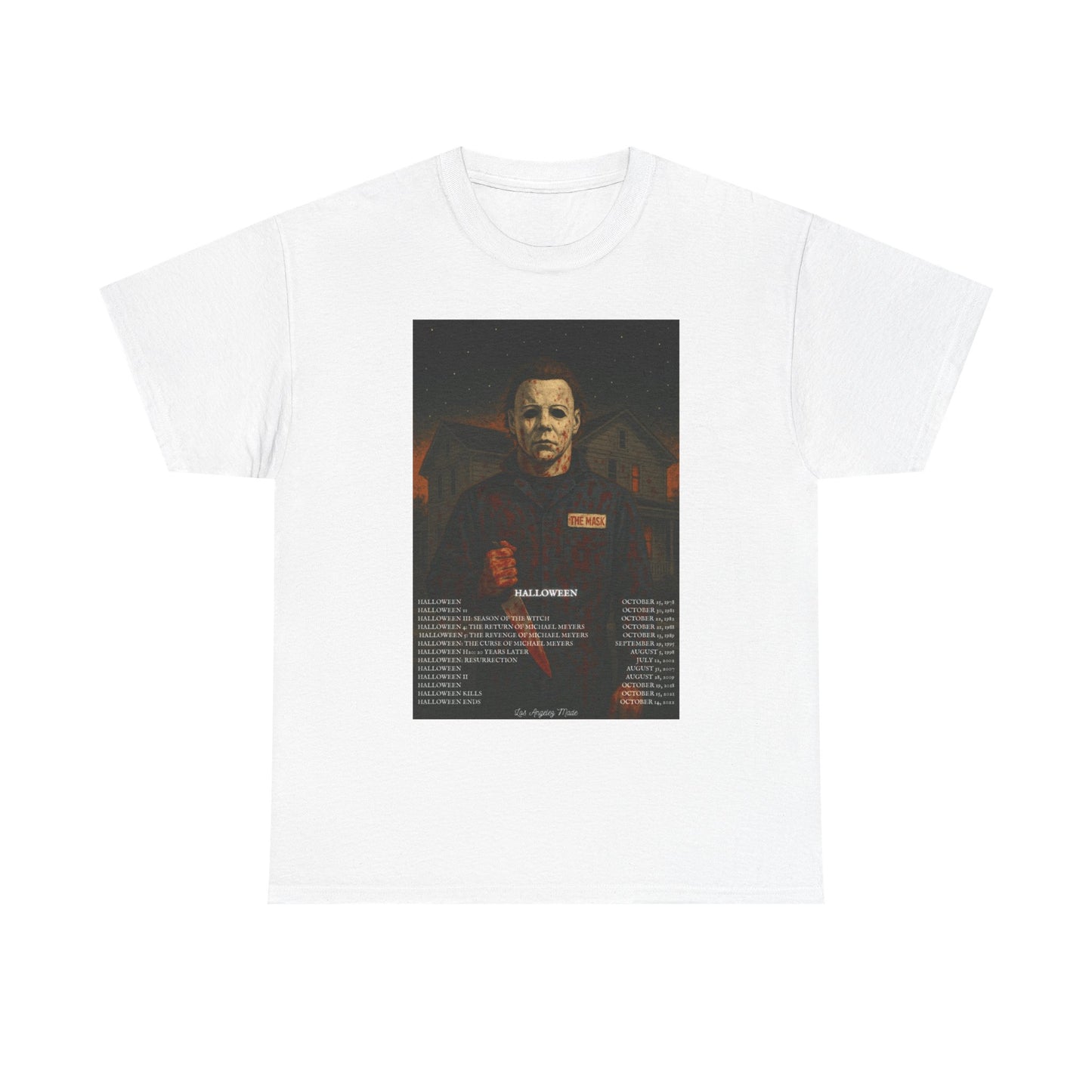 Los Angelez Made x Halloween Michael Meyers Unisex Heavy Cotton T-Shirt
