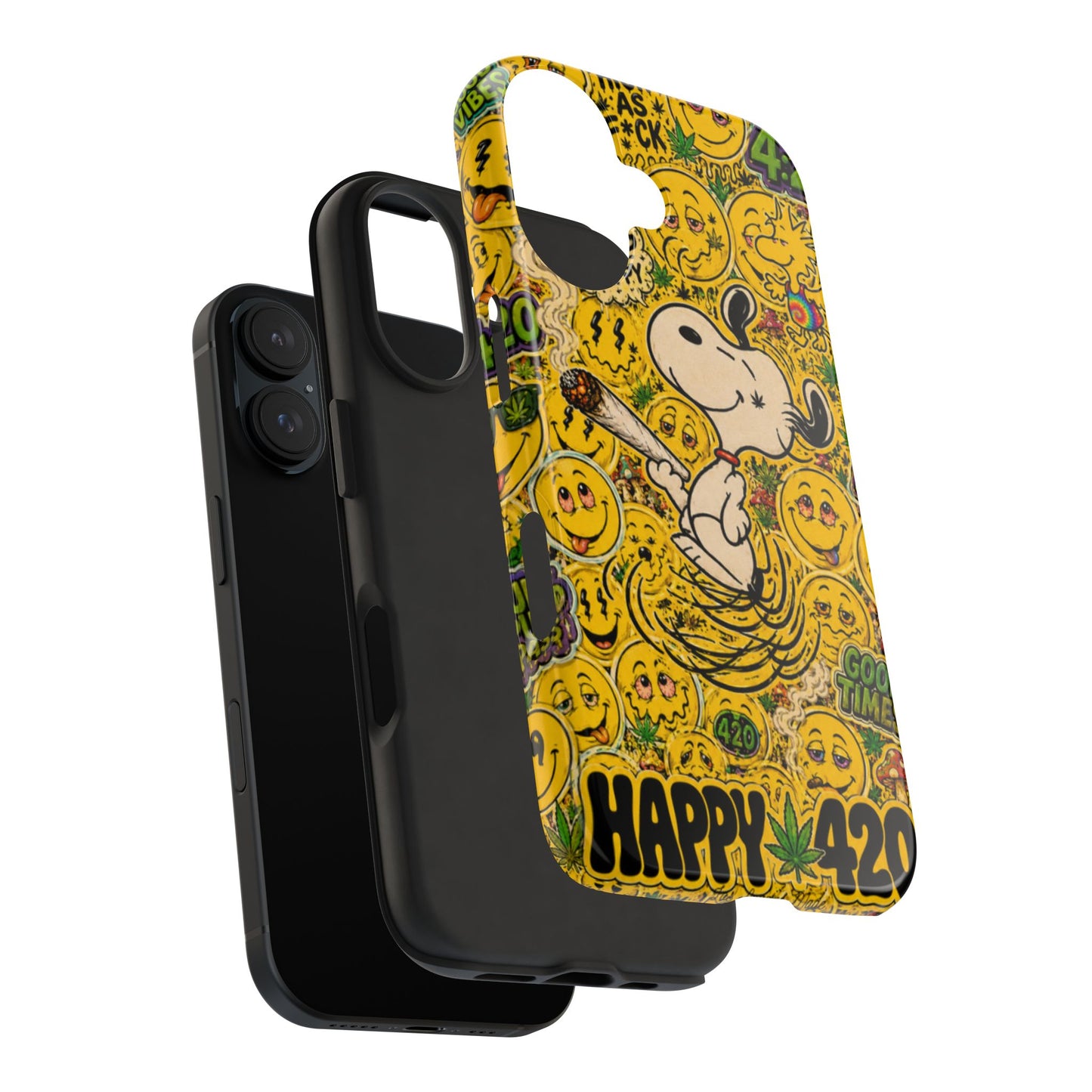 Los Angelez Made x 420 Happy Snoopy Tough Phone Case