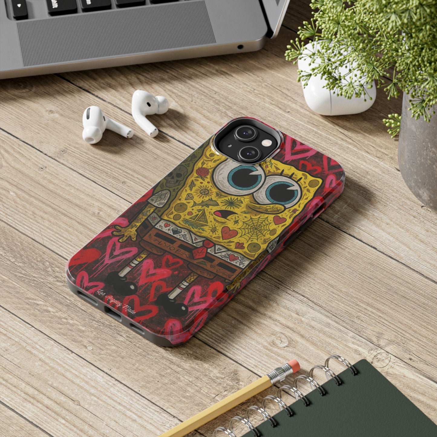 Los Angelez Made x Tatted Spongebob Tough Phone Case