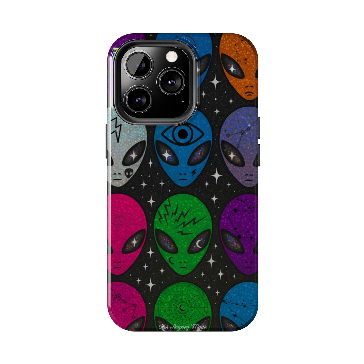 Los Angelez Made x Y2K Alien Sticker Sheet Tough Phone Case