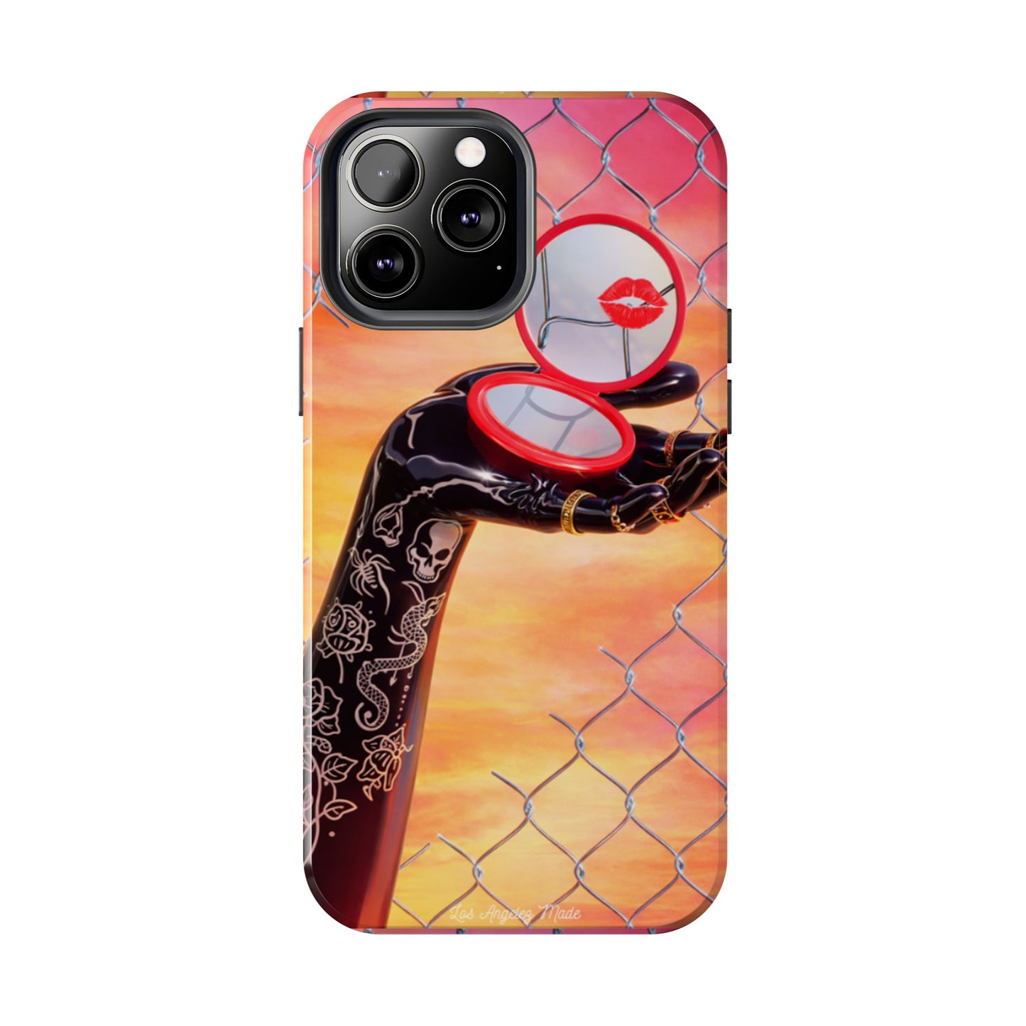 Los Angelez Made x Compact Kiss Tough Phone Case