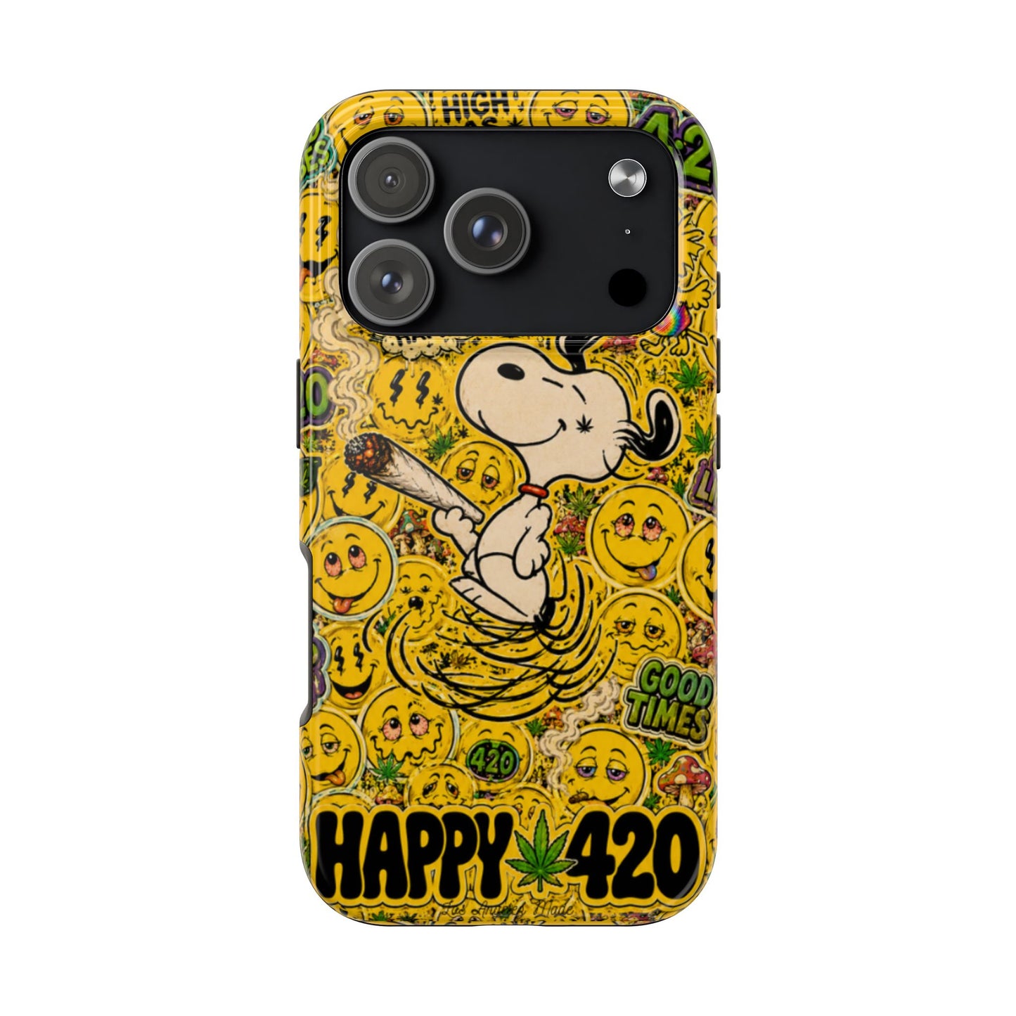 Los Angelez Made x 420 Happy Snoopy Tough Phone Case