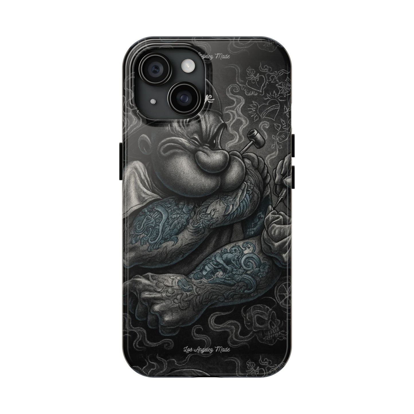 Los Angelez Made x Popeye Getting Tatted Tough Phone Case