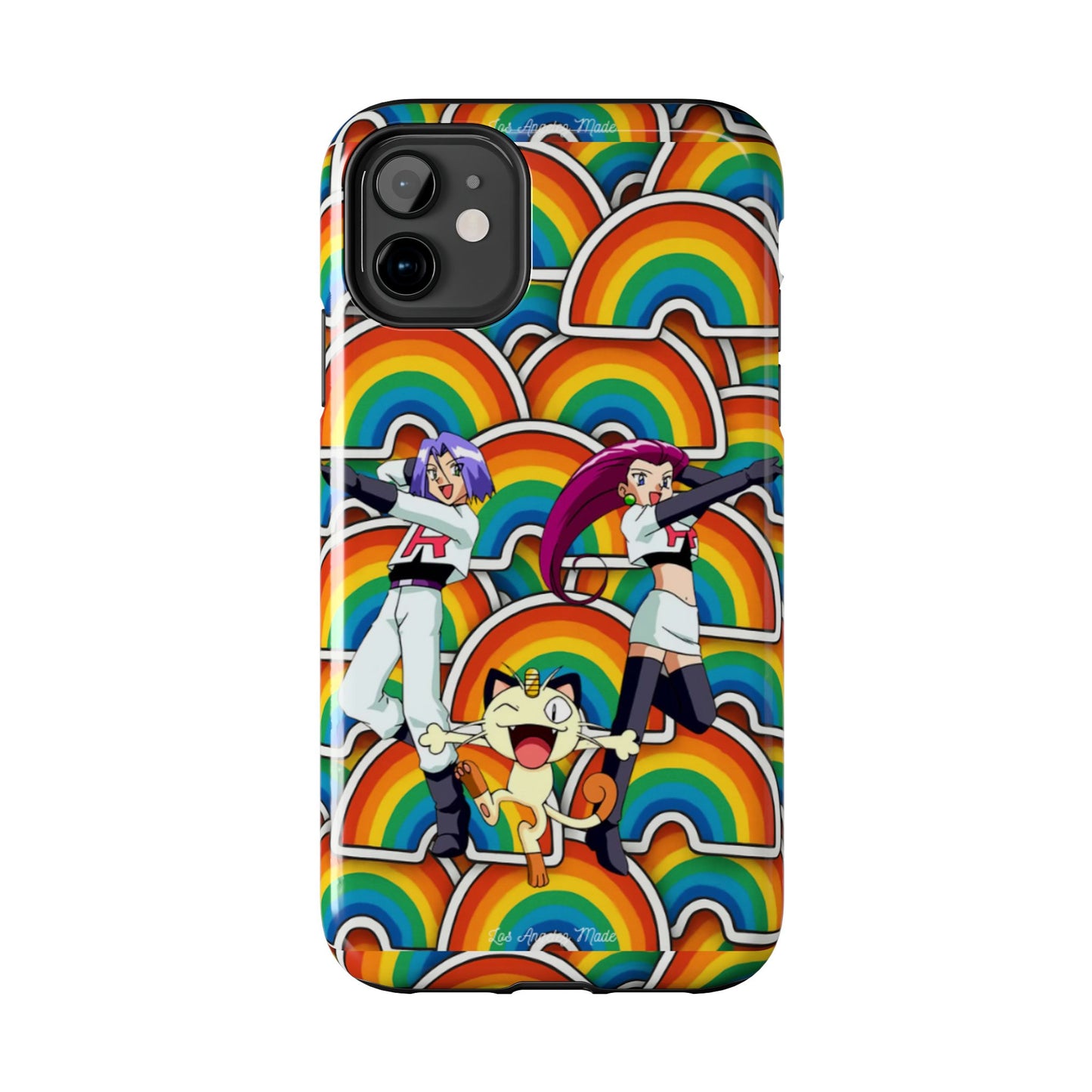 Los Angelez Made x Team Rocket Rainbow Emoji Tough Phone Case