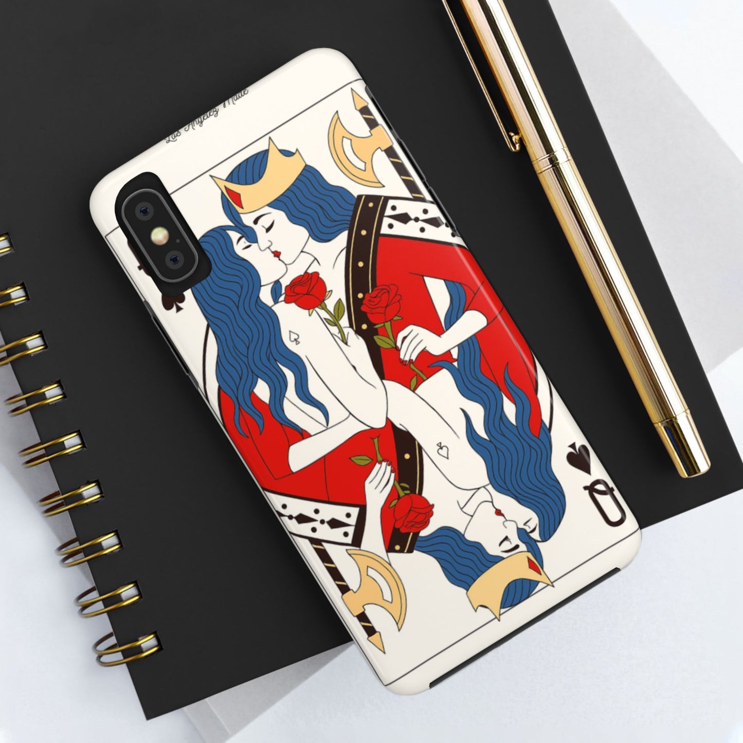 Los Angelez Made x Two Queens Card Tough Phone Case