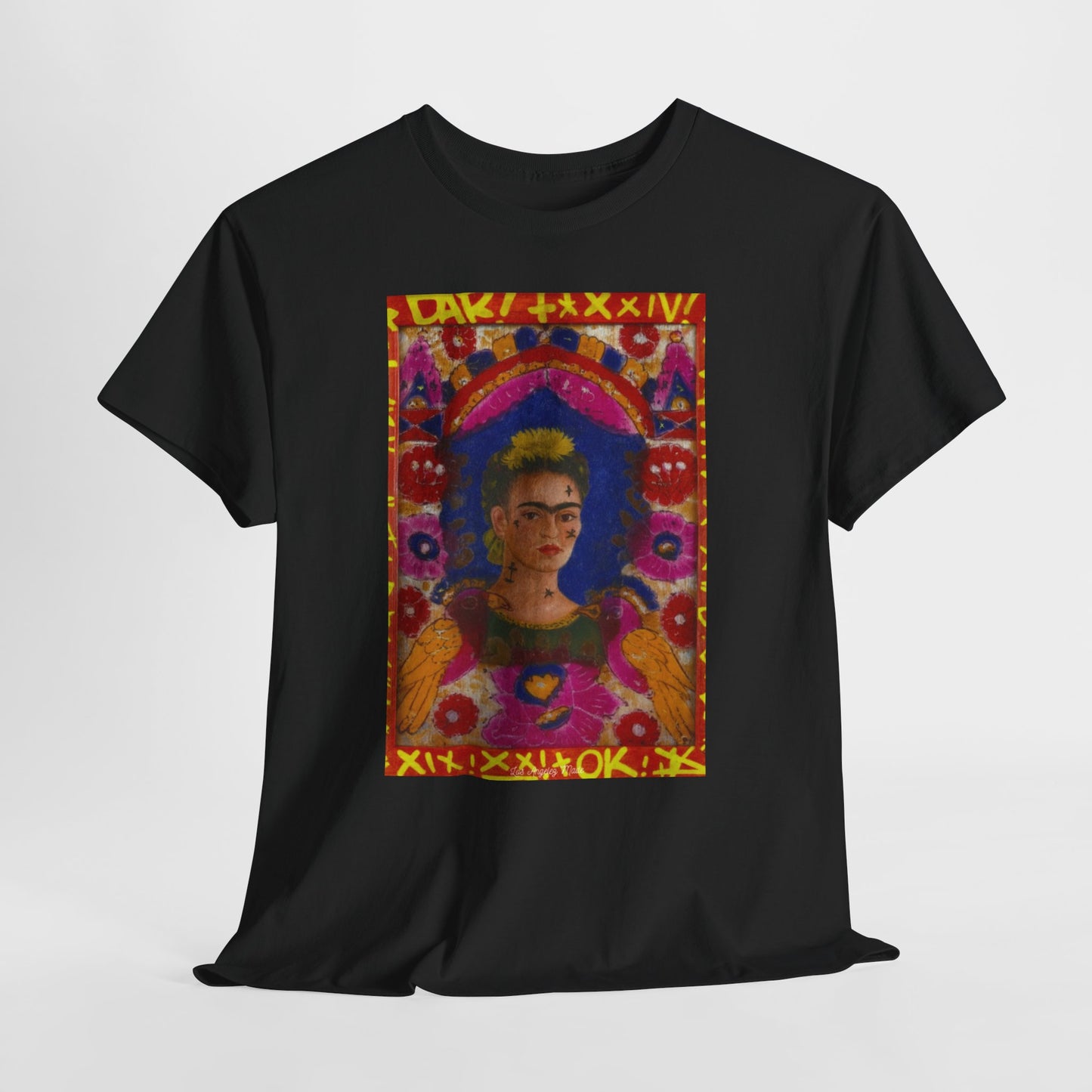 Los Angelez Made x Frida Kahlo The Frame Unisex Heavy Cotton T-Shirt
