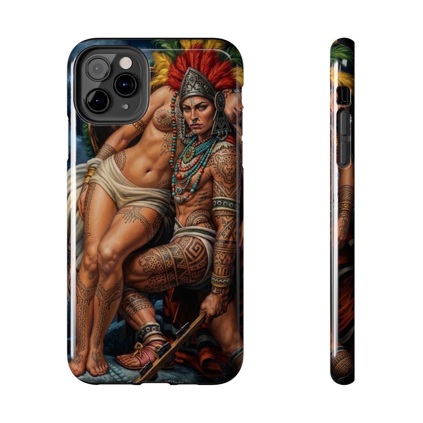 Los Angelez Made x Aztec Lesbian Pride Tough Phone Case