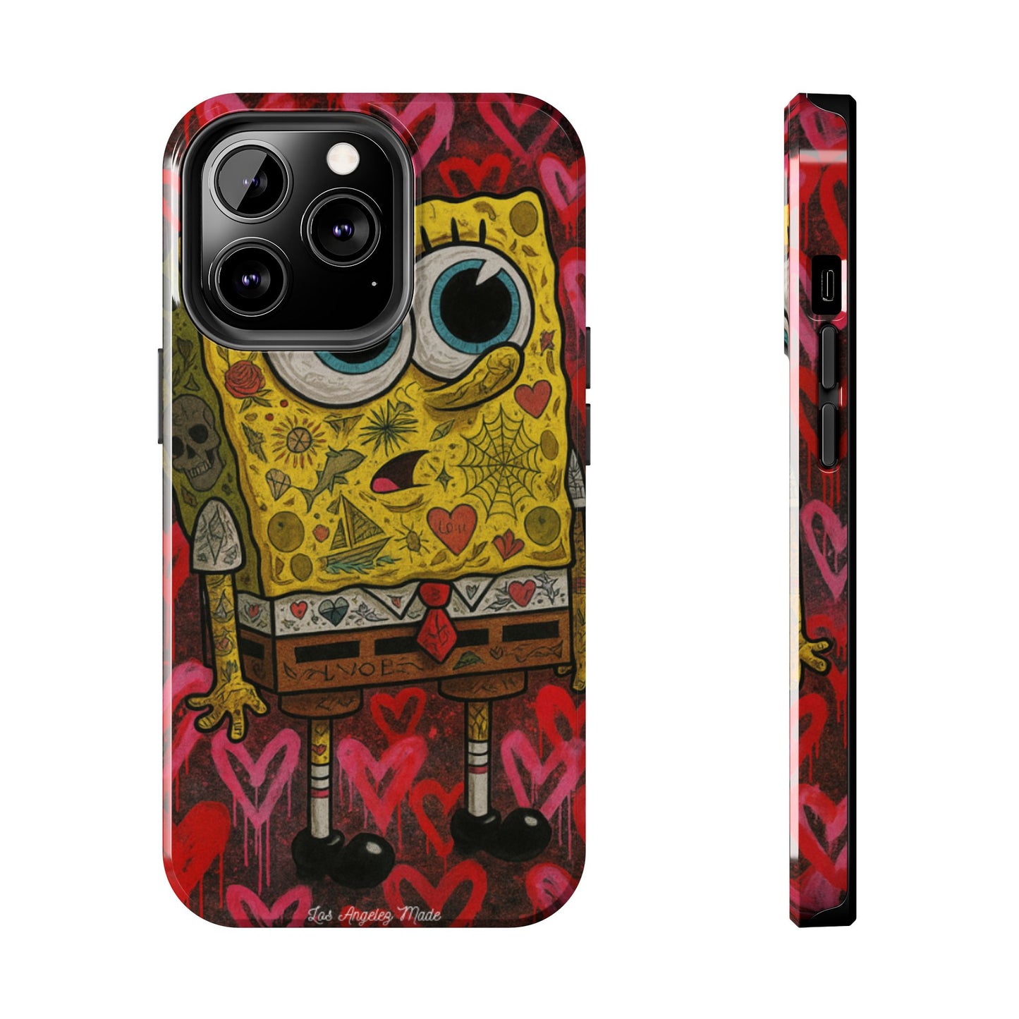 Los Angelez Made x Tatted Spongebob Tough Phone Case