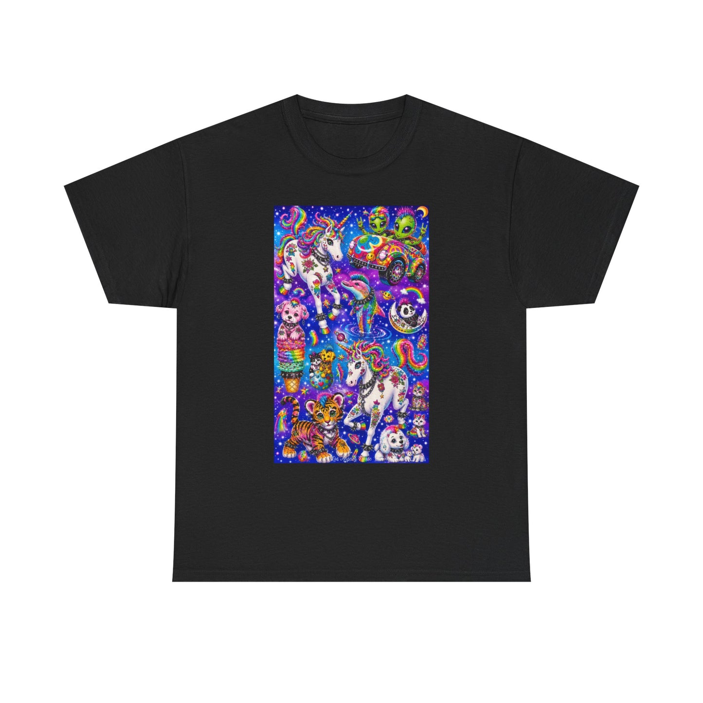 Los Angelez Made x Punk Rock Lisa Frank II Unisex Heavy Cotton T-Shirt