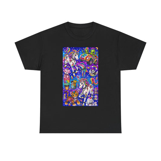 Los Angelez Made x Punk Rock Lisa Frank II Unisex Heavy Cotton T-Shirt