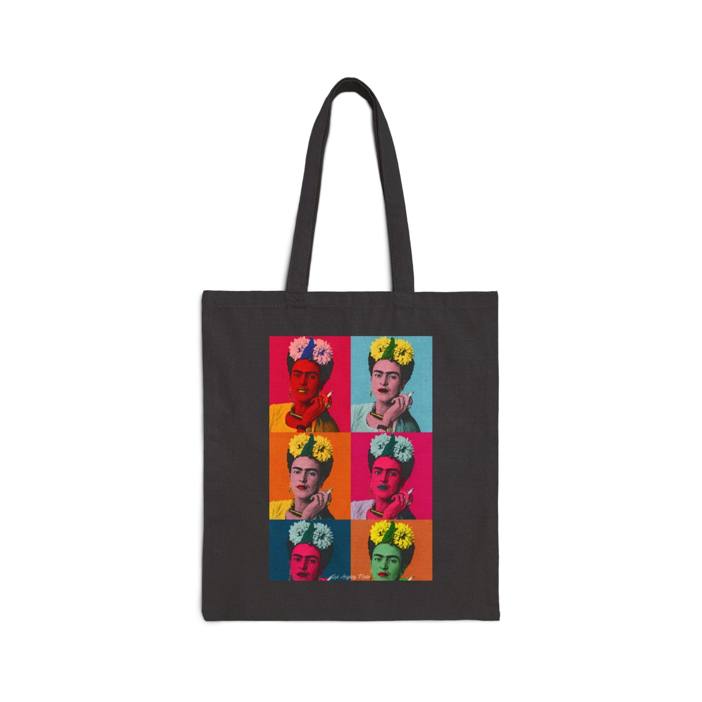 Los Angelez Made x Frida Kahlo Warhol Canvas Tote Bag