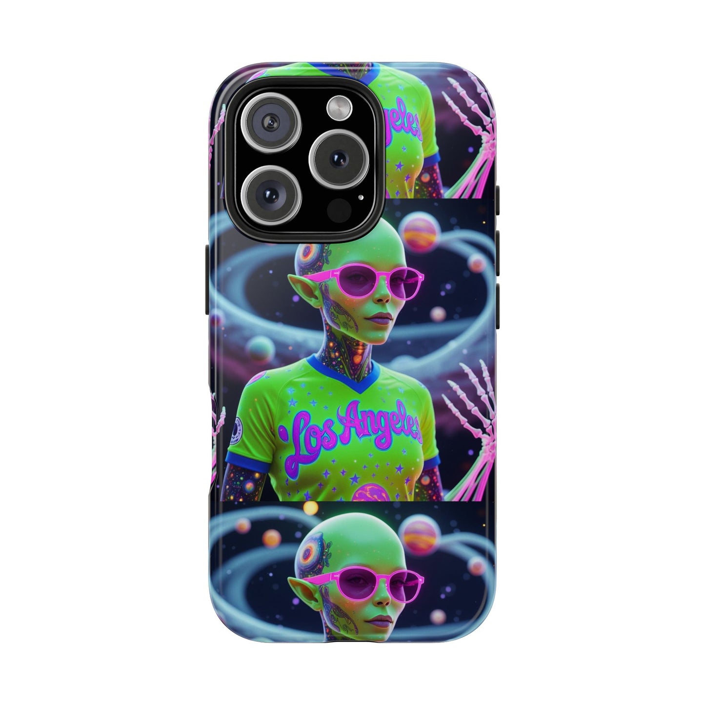 Los Angelez Made x Neon Alien Tough Phone Case