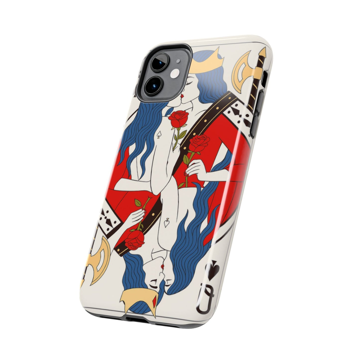 Los Angelez Made x Two Queens Card Tough Phone Case