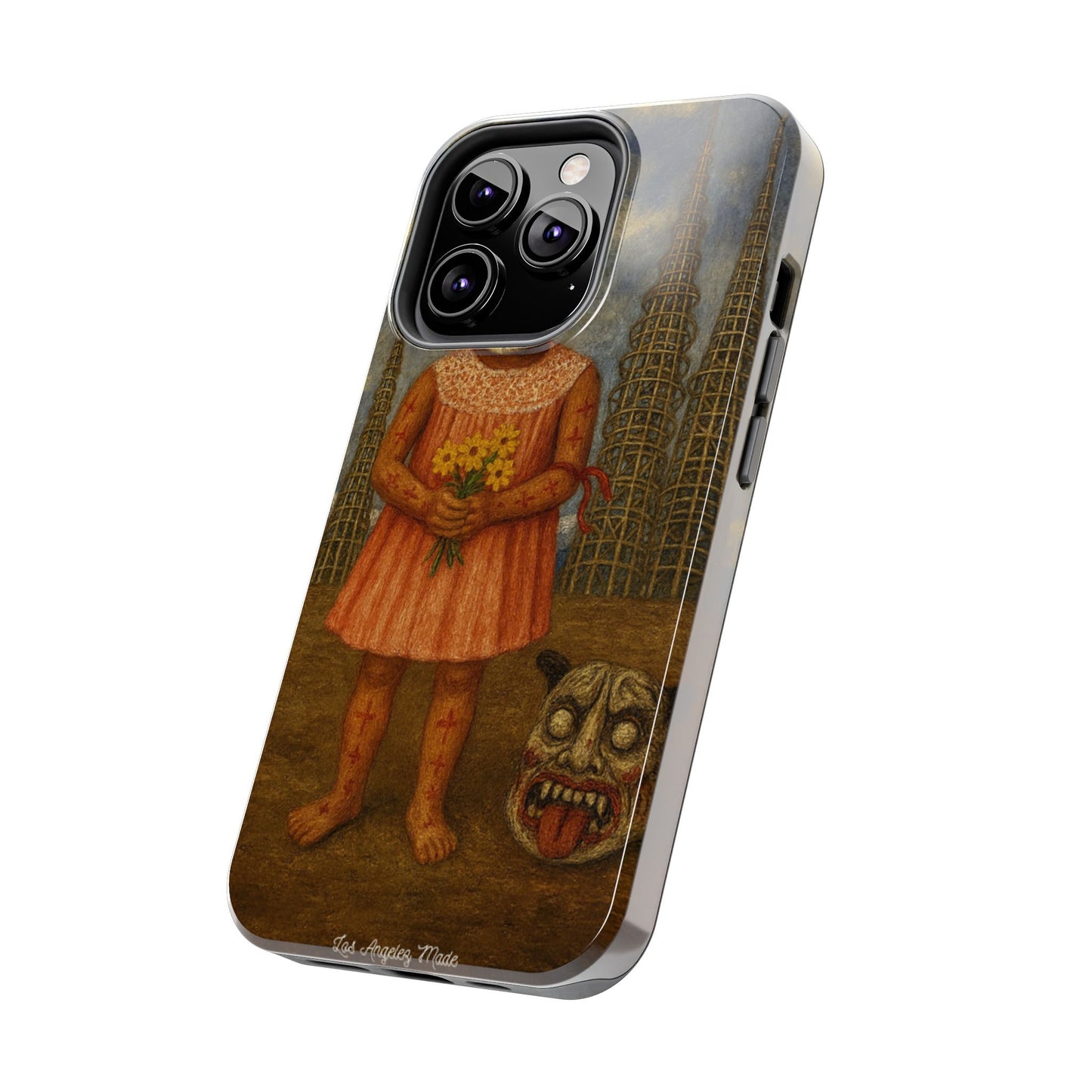 Los Angelez Made x Girl With Death Mask Tough Phone Case