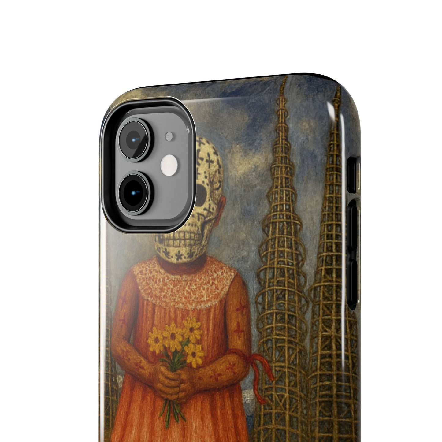 Los Angelez Made x Girl With Death Mask Tough Phone Case