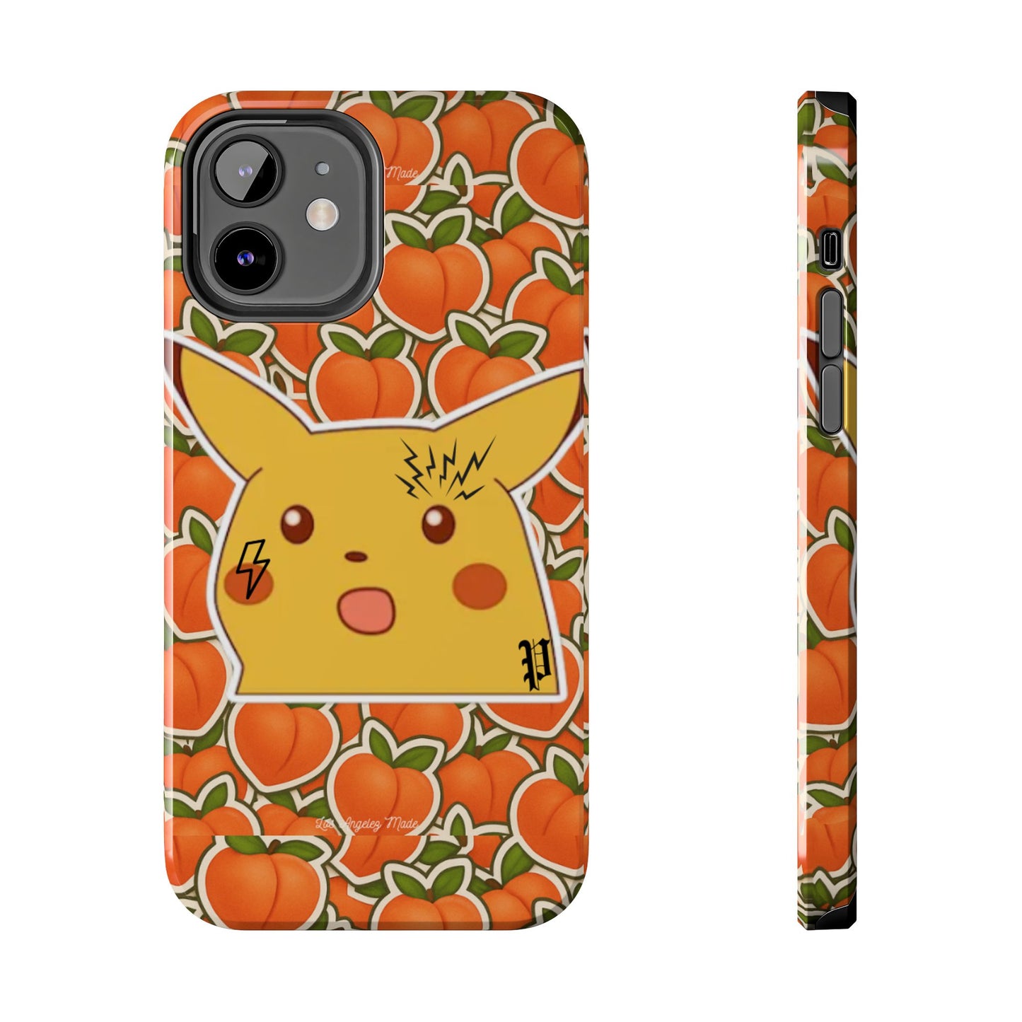 Los Angelez Made x Shocked Pika Peach Tough Phone Case
