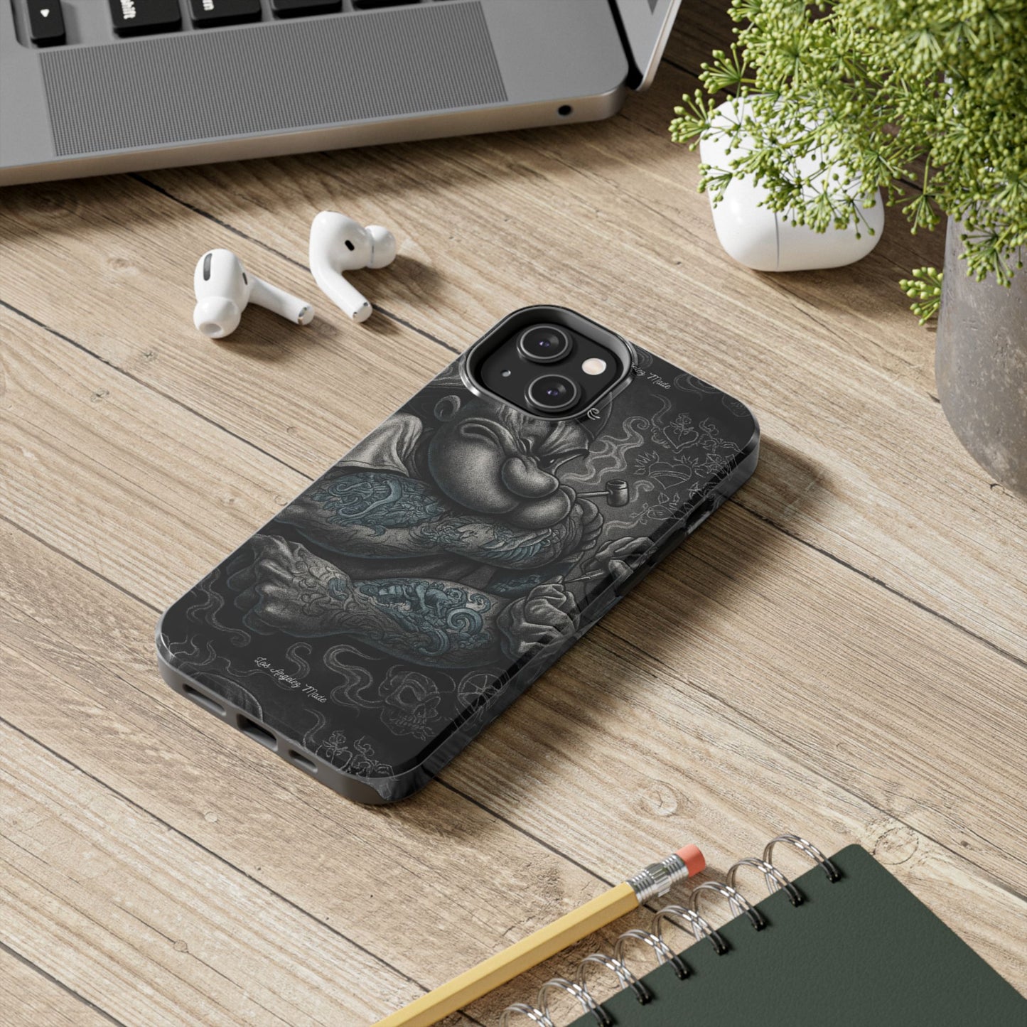 Los Angelez Made x Popeye Getting Tatted Tough Phone Case
