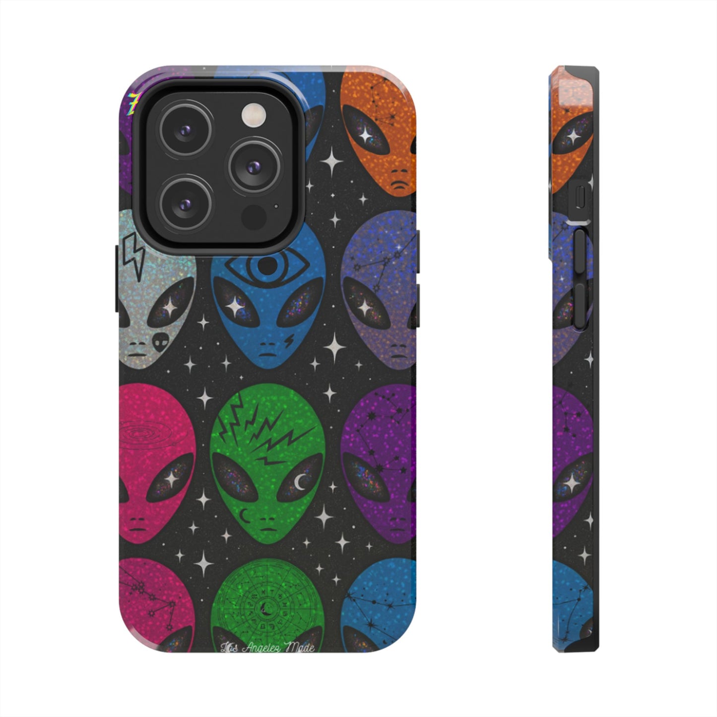 Los Angelez Made x Y2K Alien Sticker Sheet Tough Phone Case