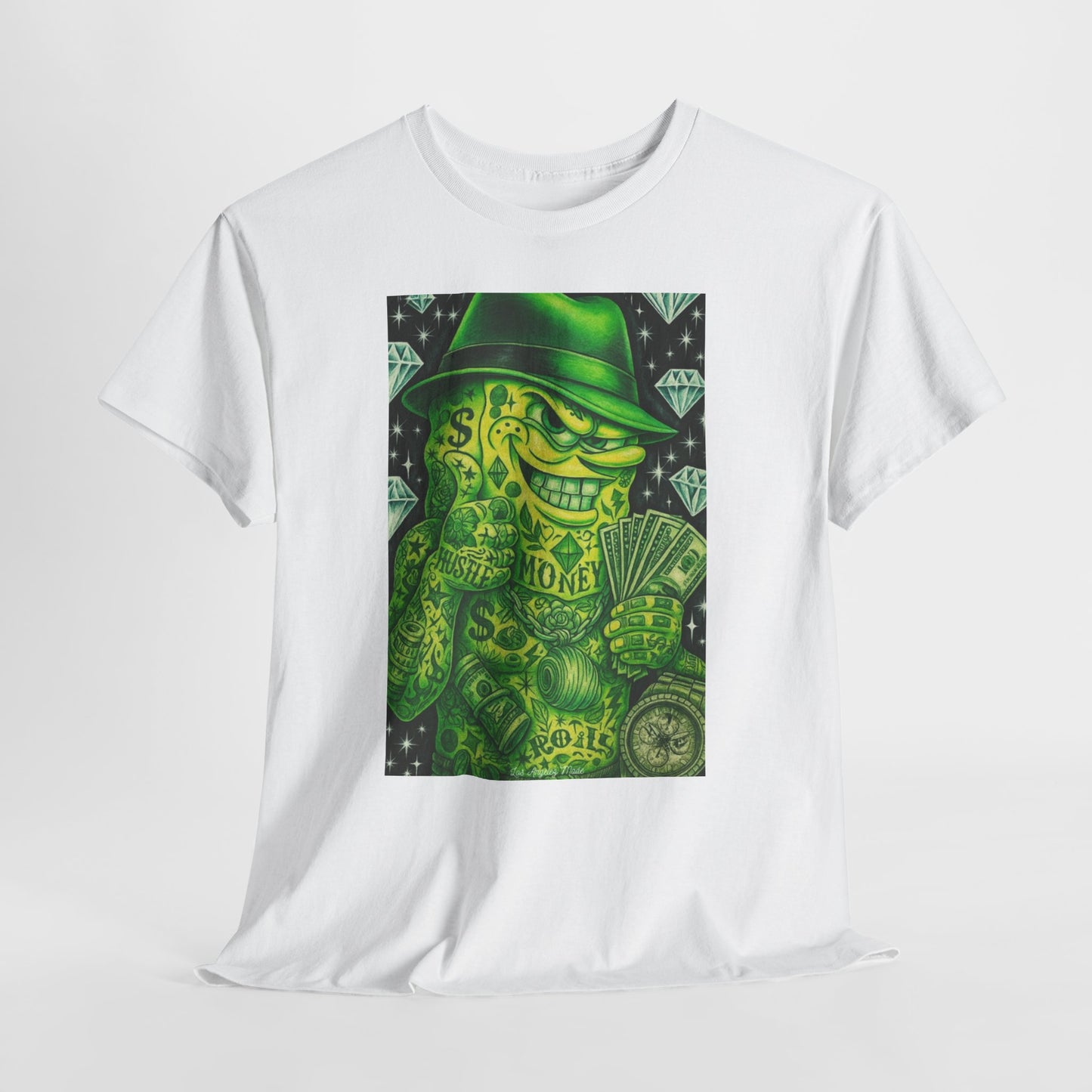 Los Angelez Made x Spongebob Hustler Unisex Heavy Cotton T-Shirt