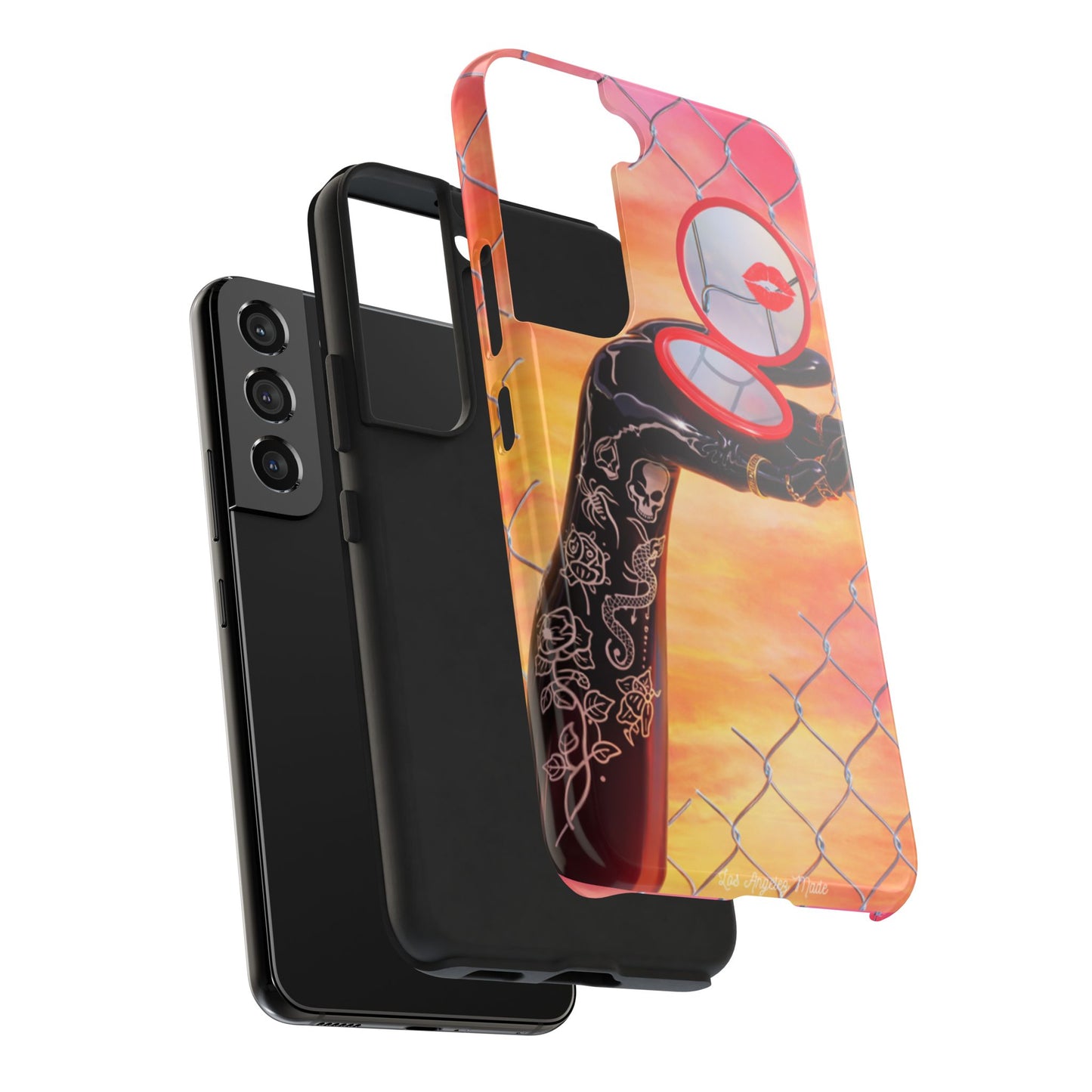 Los Angelez Made x Compact Kiss Tough Phone Case