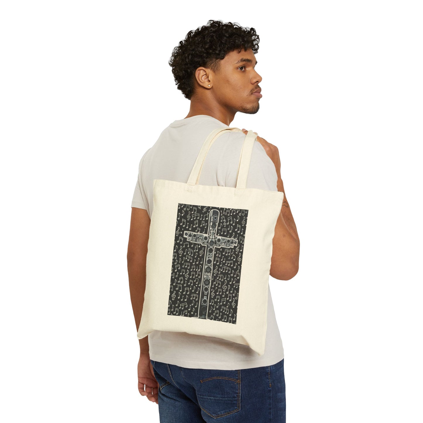 Los Angelez Made x Music is God Canvas Tote Bag