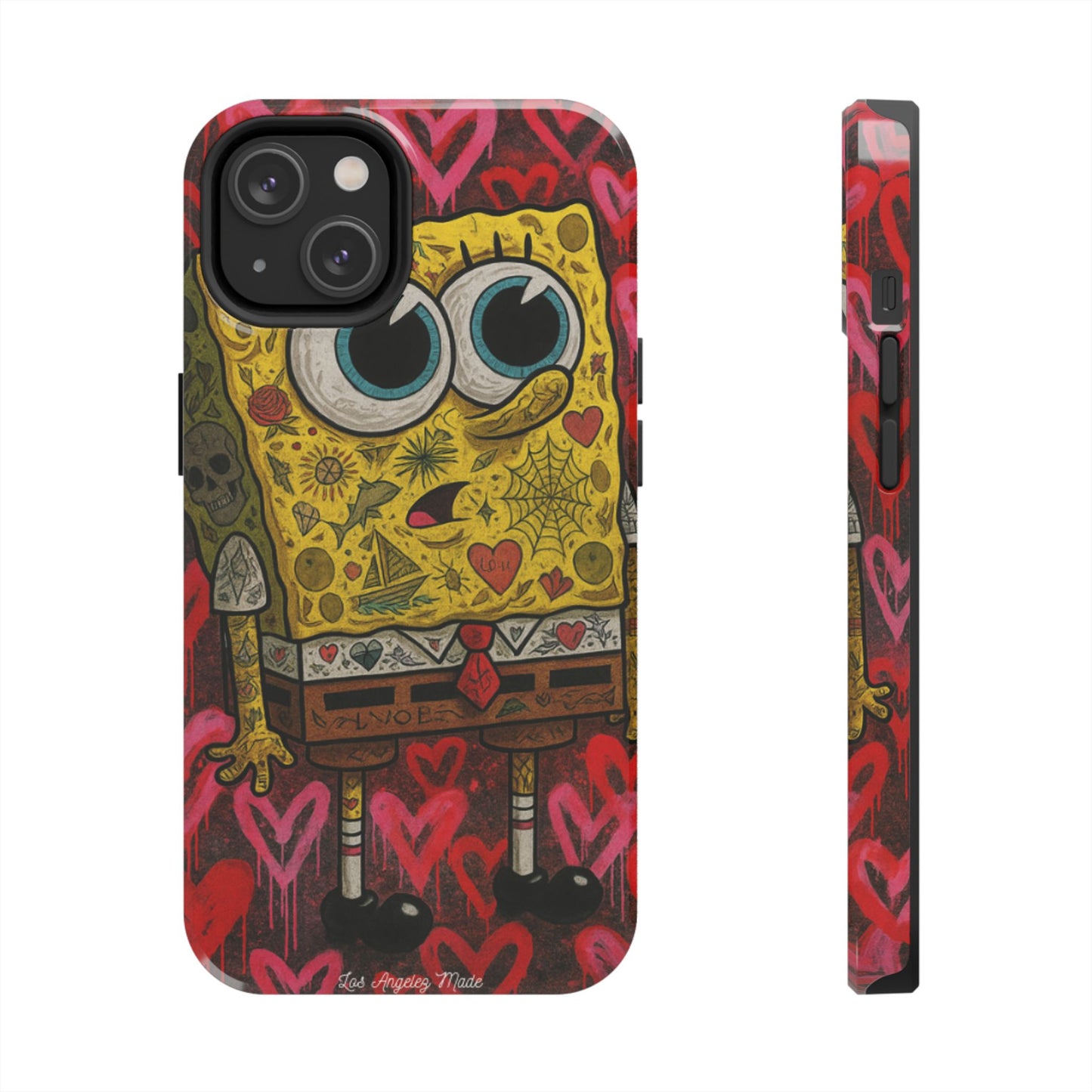 Los Angelez Made x Tatted Spongebob Tough Phone Case