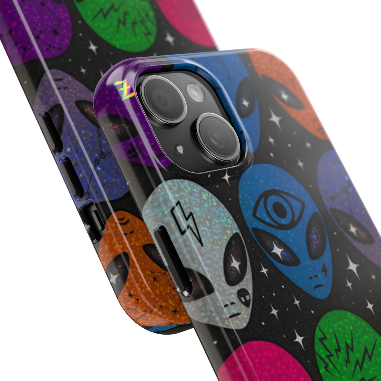 Los Angelez Made x Y2K Alien Sticker Sheet Tough Phone Case
