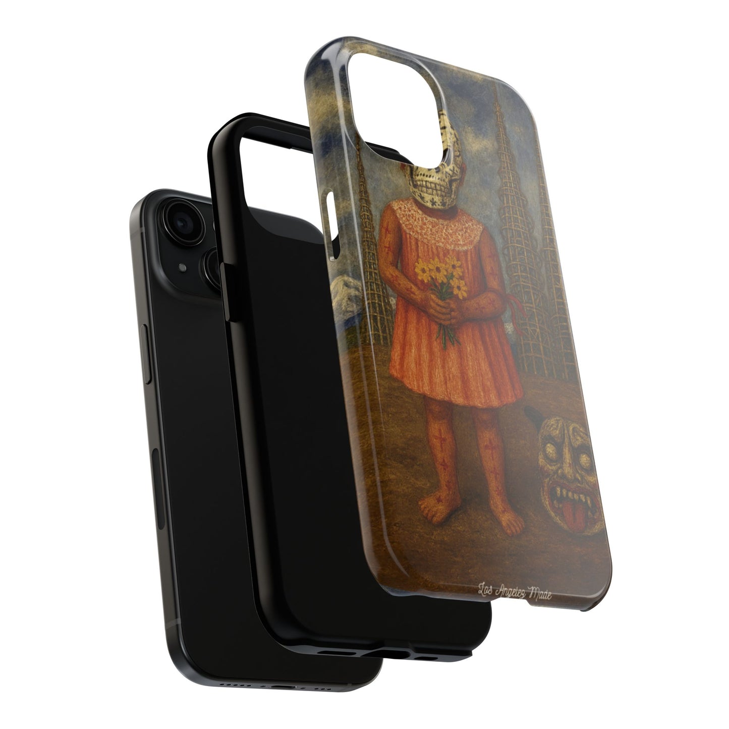 Los Angelez Made x Girl With Death Mask Tough Phone Case