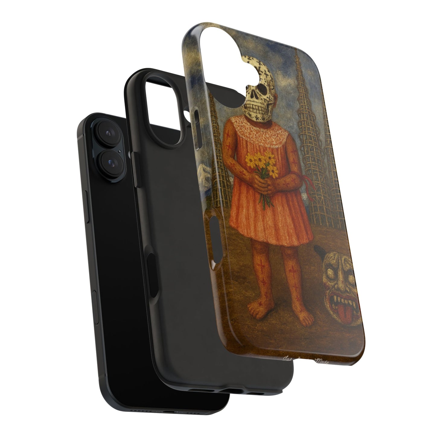 Los Angelez Made x Girl With Death Mask Tough Phone Case