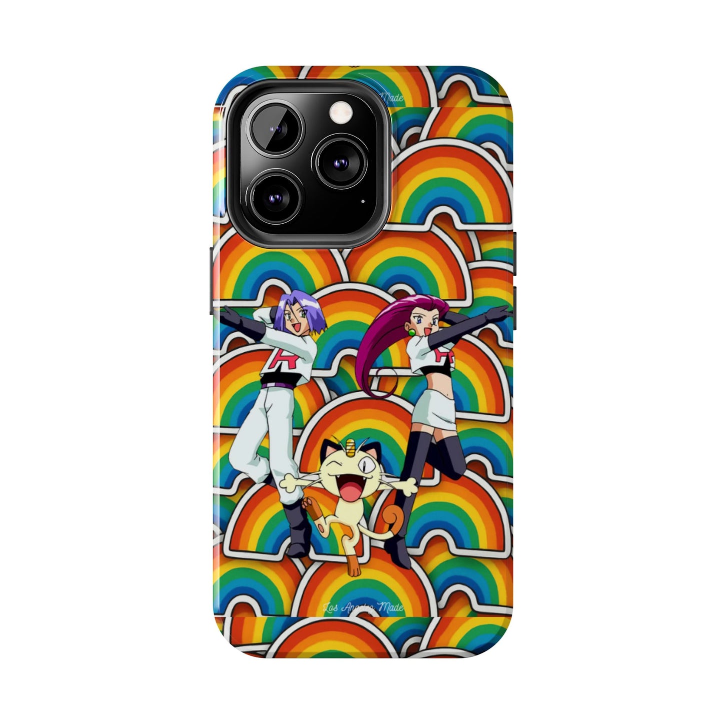 Los Angelez Made x Team Rocket Rainbow Emoji Tough Phone Case
