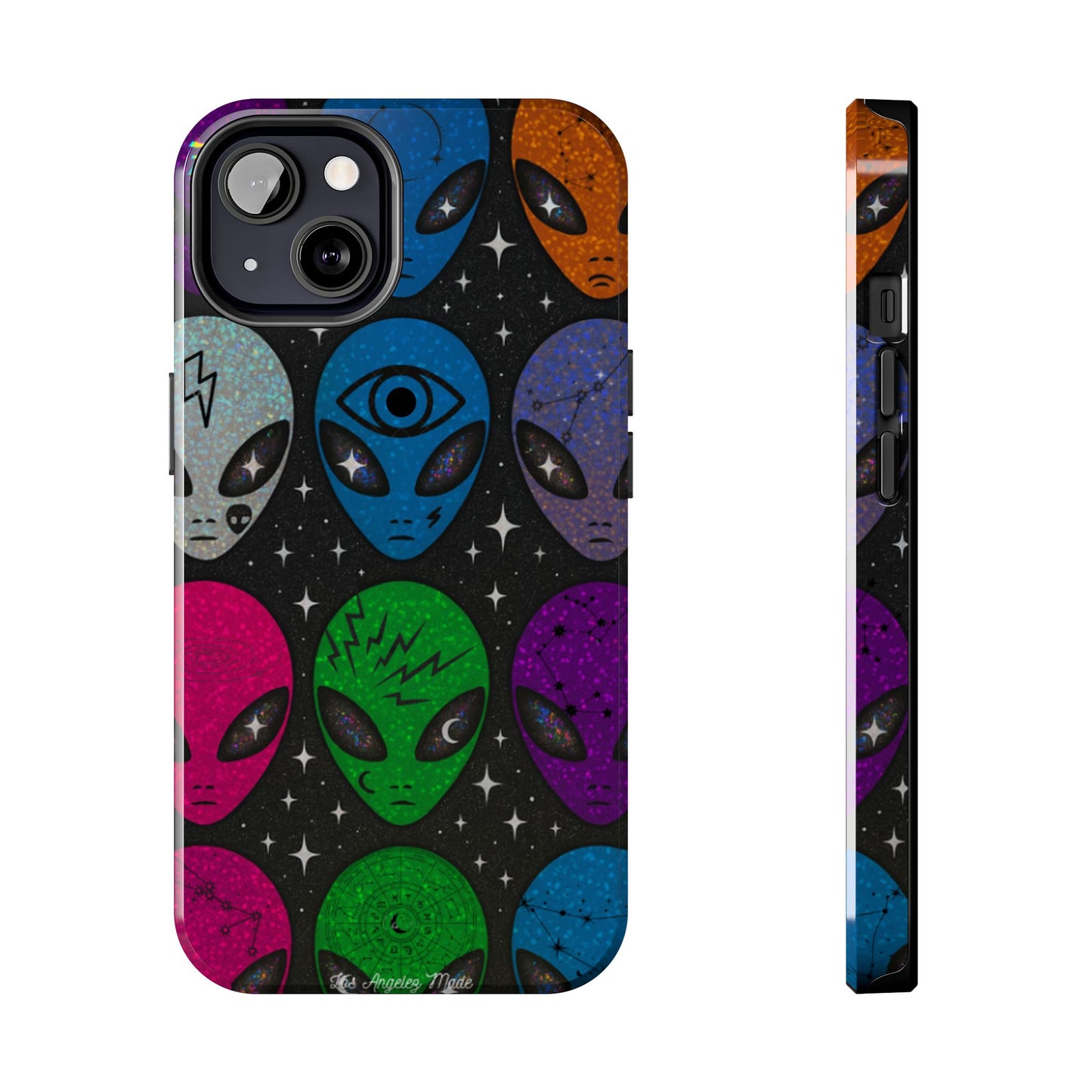 Los Angelez Made x Y2K Alien Sticker Sheet Tough Phone Case