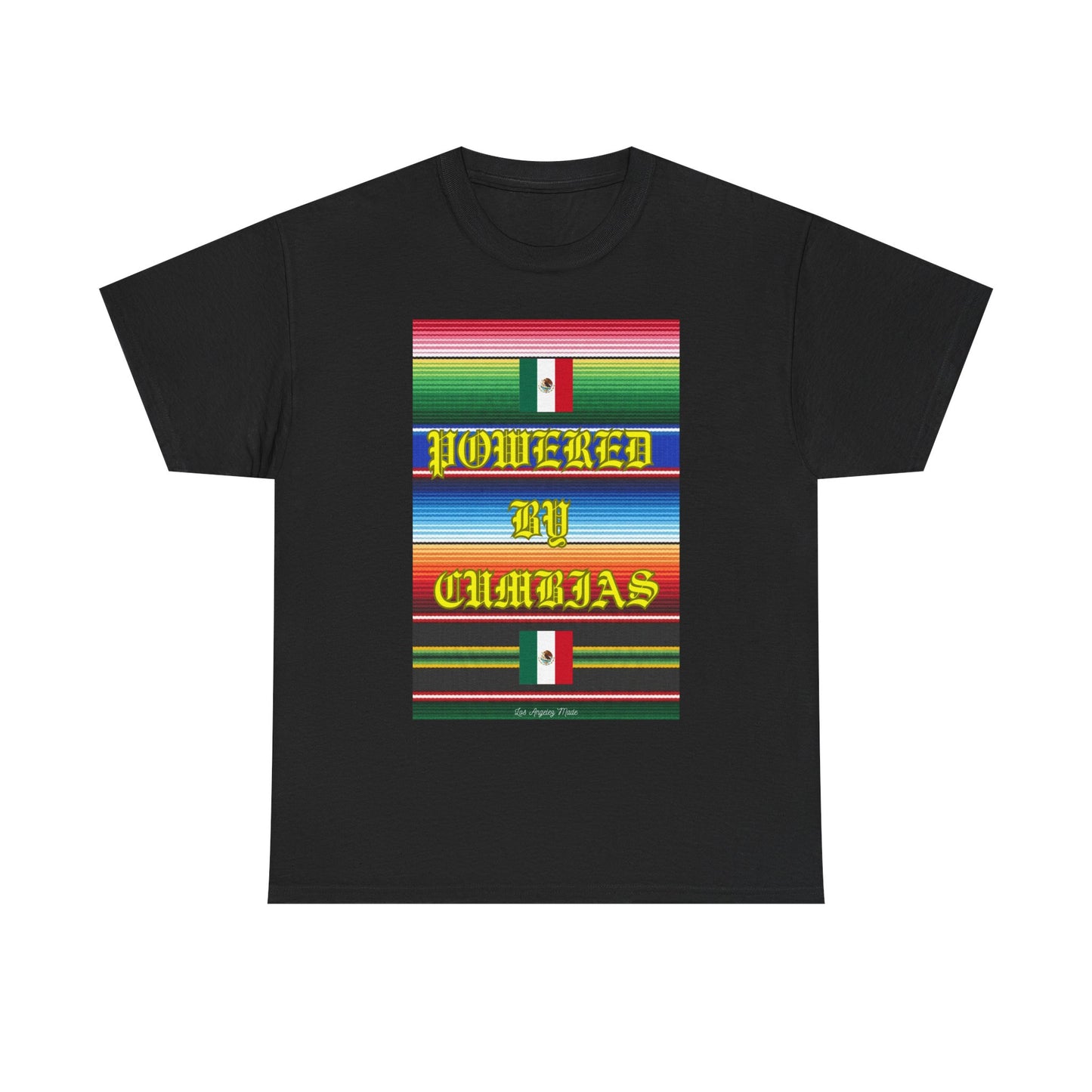 Los Angelez Made x ''Powered by Cumbias'' Unisex Heavy Cotton T-Shirt