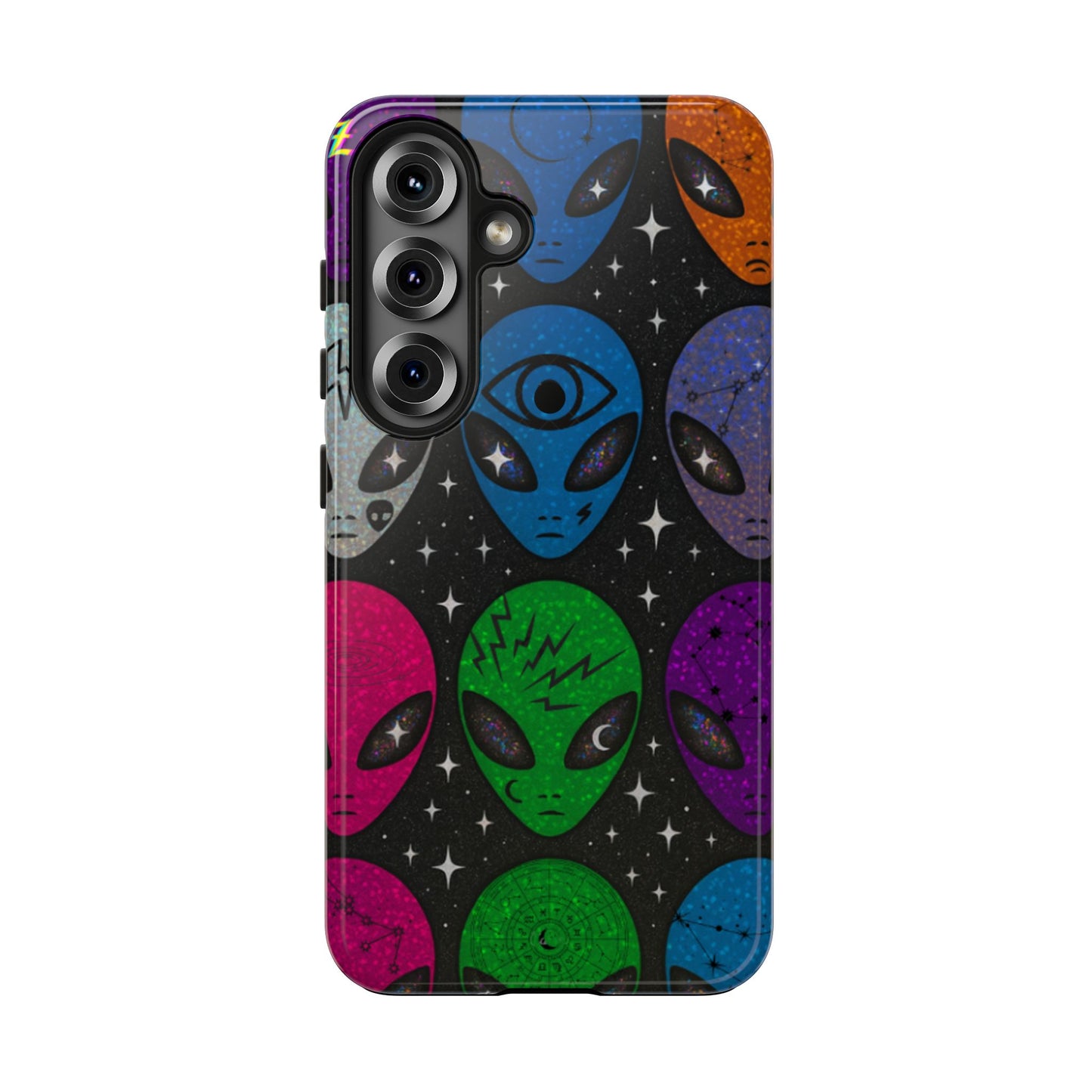Los Angelez Made x Y2K Alien Sticker Sheet Tough Phone Case