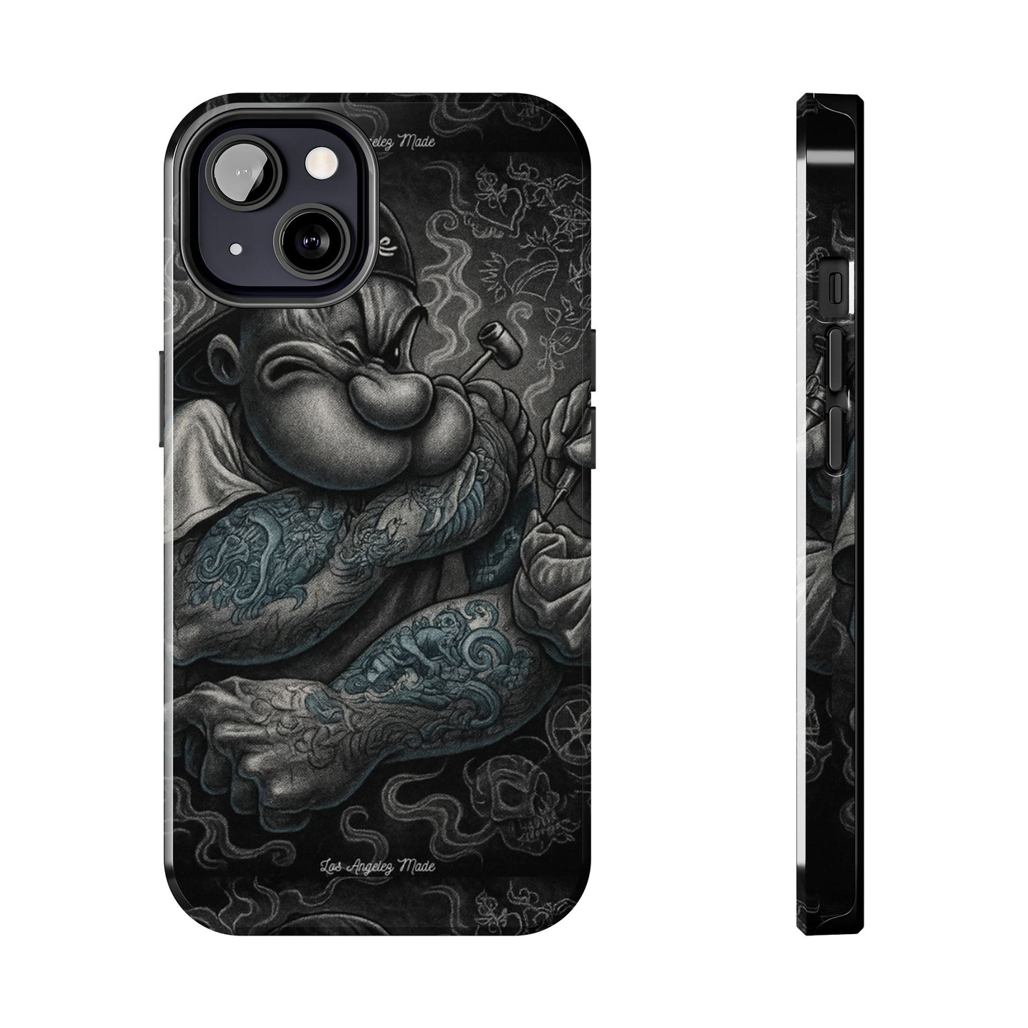 Los Angelez Made x Popeye Getting Tatted Tough Phone Case
