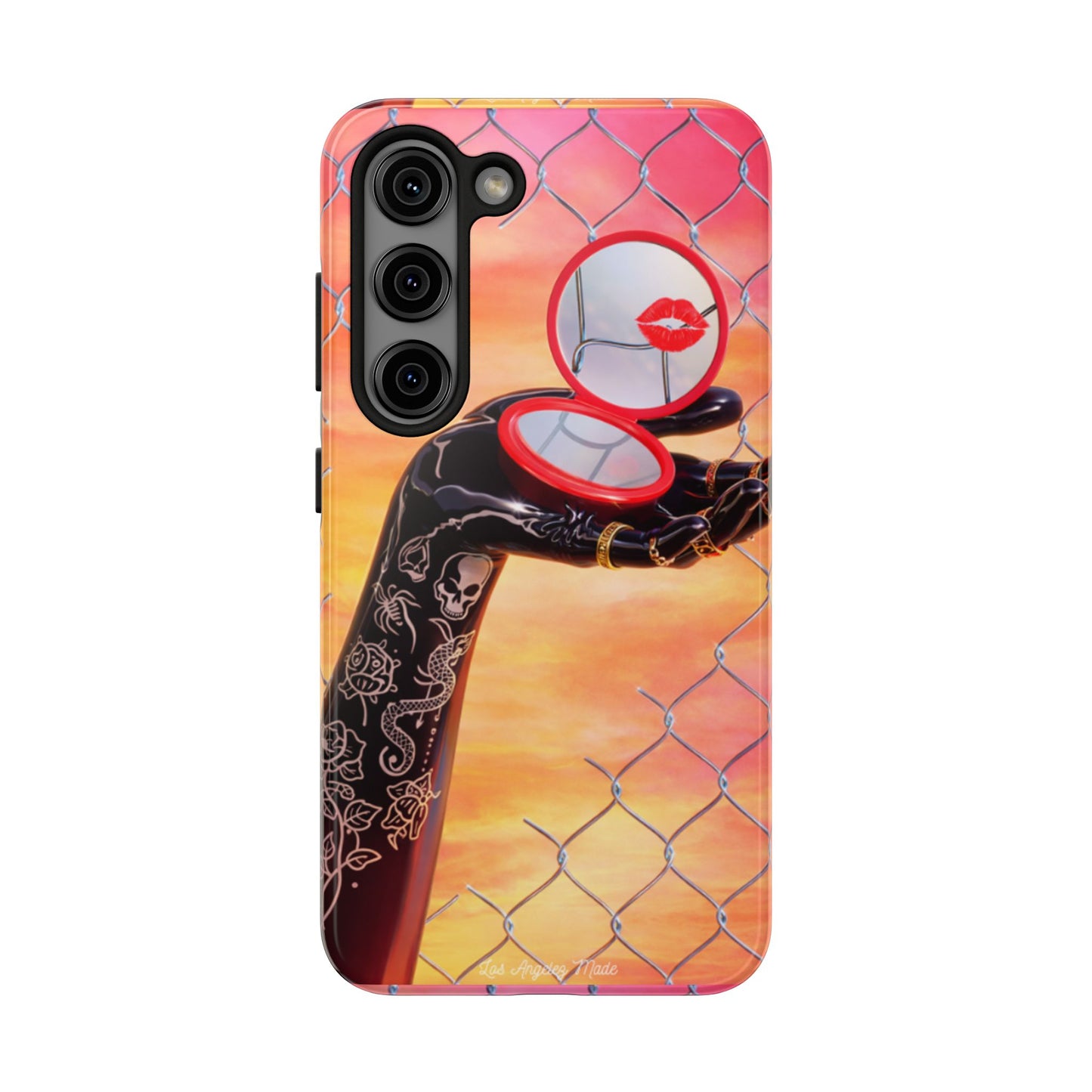 Los Angelez Made x Compact Kiss Tough Phone Case