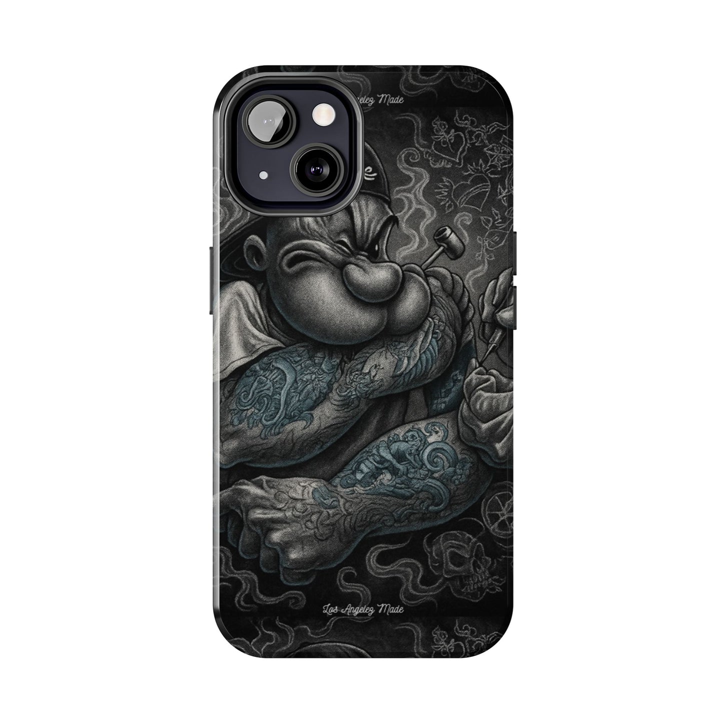 Los Angelez Made x Popeye Getting Tatted Tough Phone Case