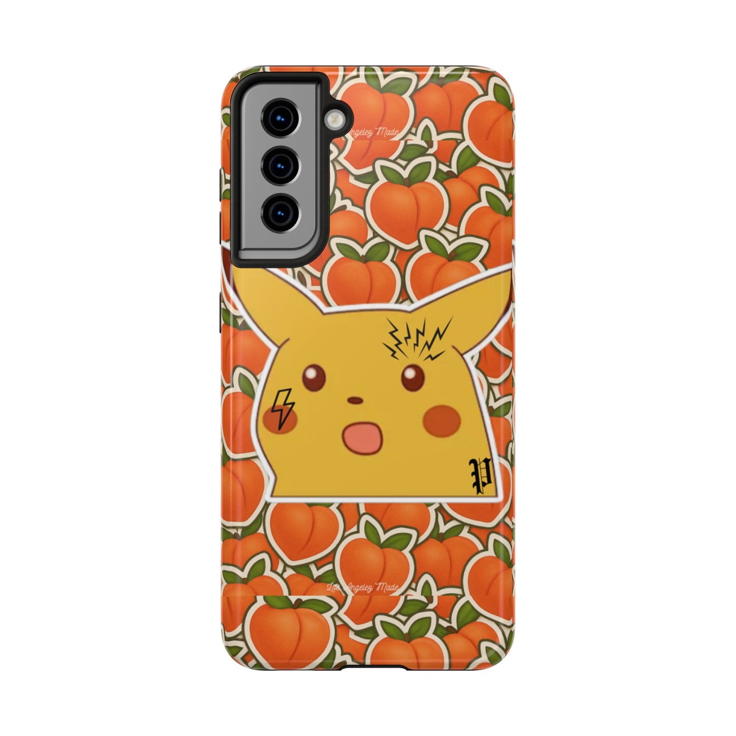 Los Angelez Made x Shocked Pika Peach Tough Phone Case