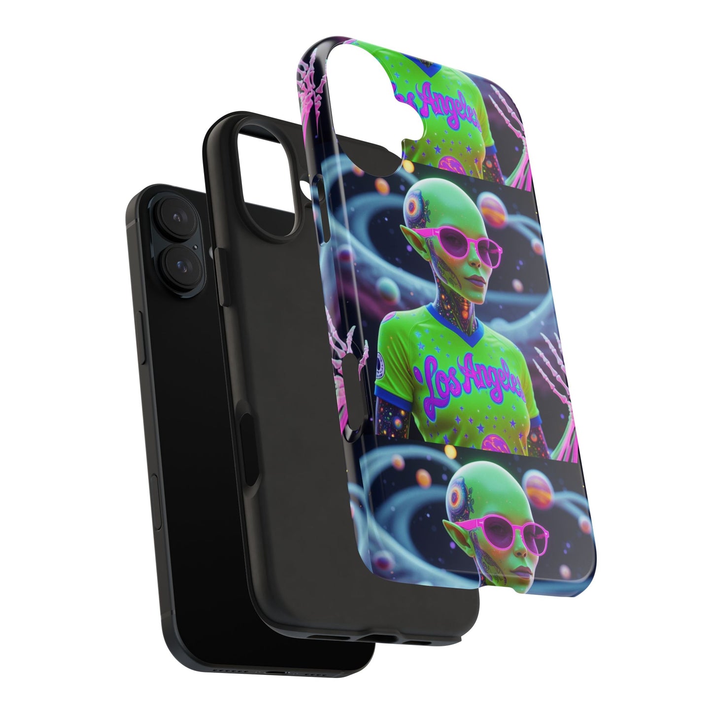 Los Angelez Made x Neon Alien Tough Phone Case