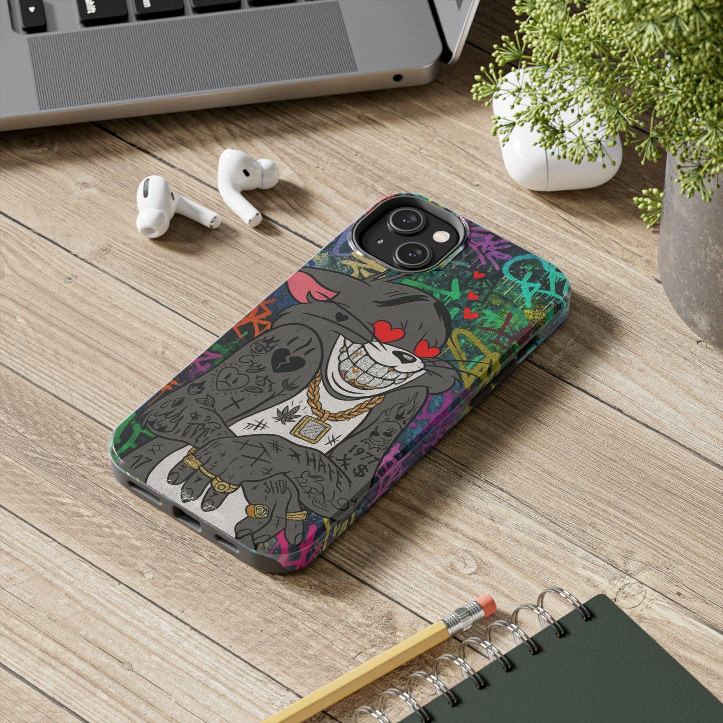 Los Angelez Made x Tom In Love Tough Phone Case
