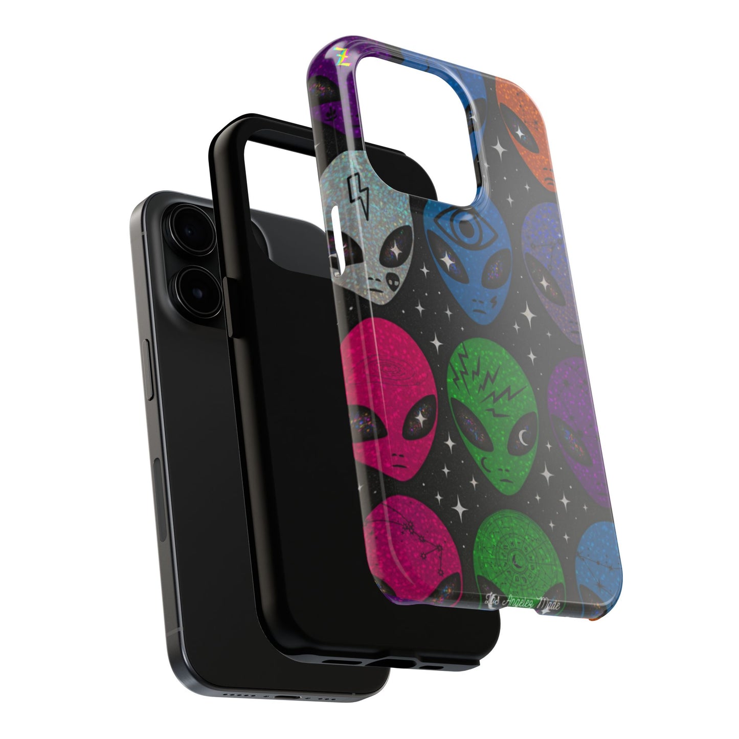 Los Angelez Made x Y2K Alien Sticker Sheet Tough Phone Case
