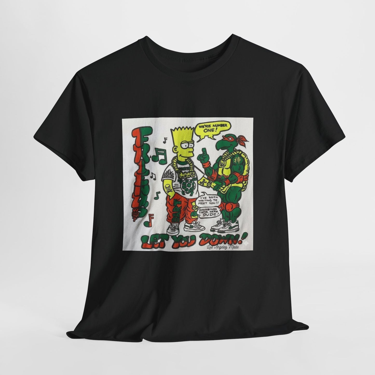 Los Angelez Made x Bart & TMNT Unisex Heavy Cotton T-Shirt