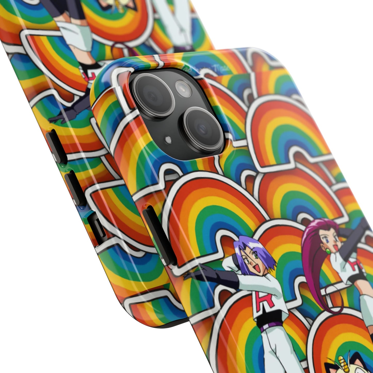 Los Angelez Made x Team Rocket Rainbow Emoji Tough Phone Case