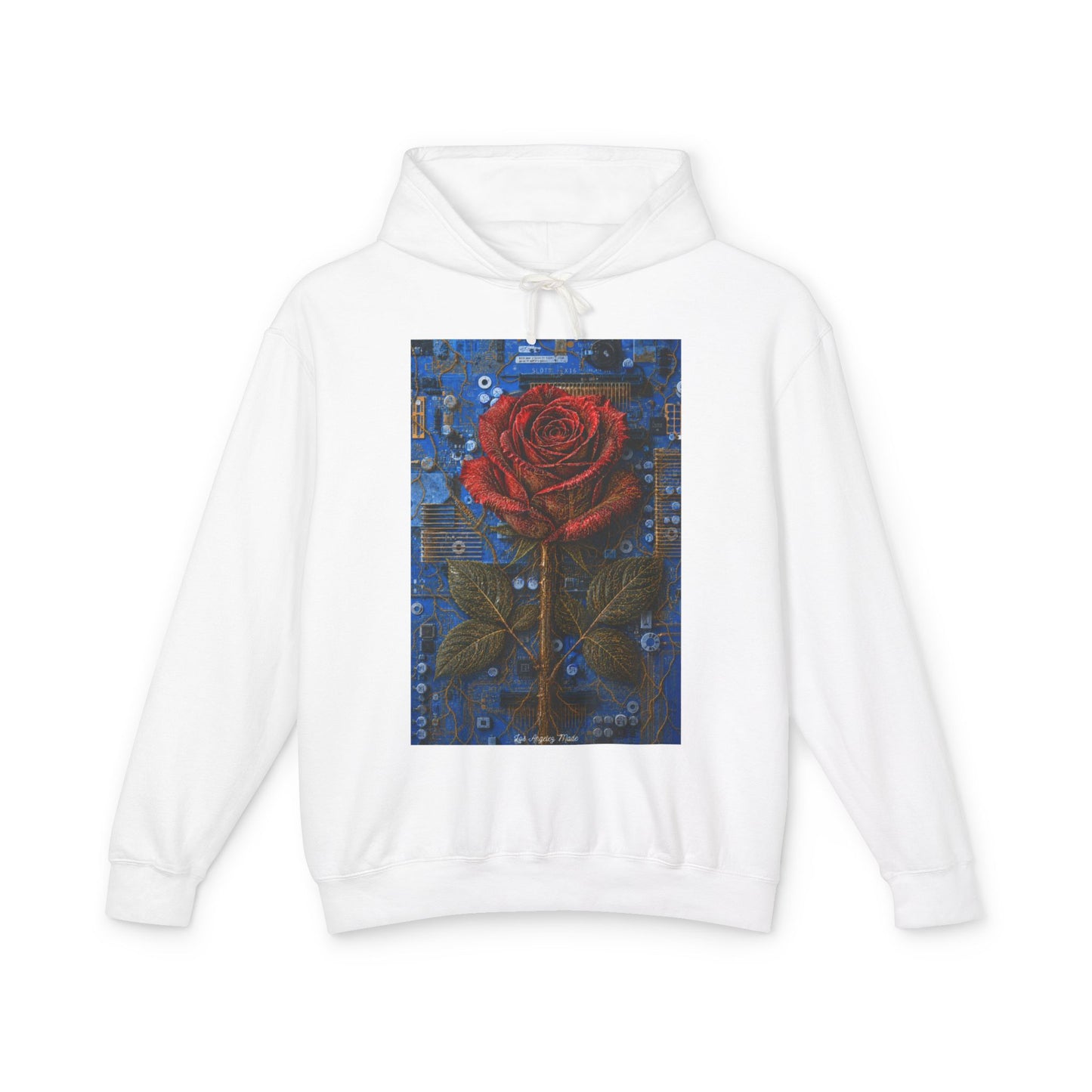 Los Angelez Made x Wired Bloom Hoodie Unisex Lightweight Hooded Sweatshirt