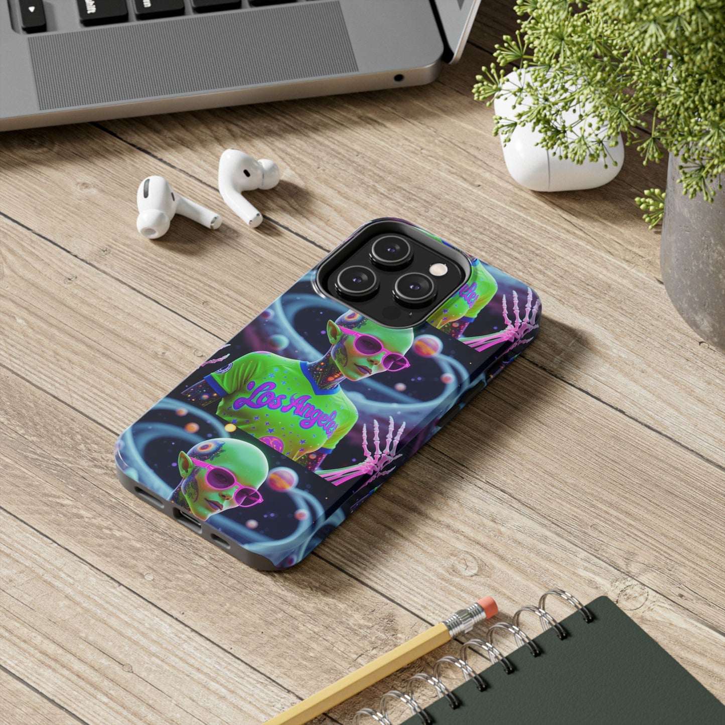 Los Angelez Made x Neon Alien Tough Phone Case