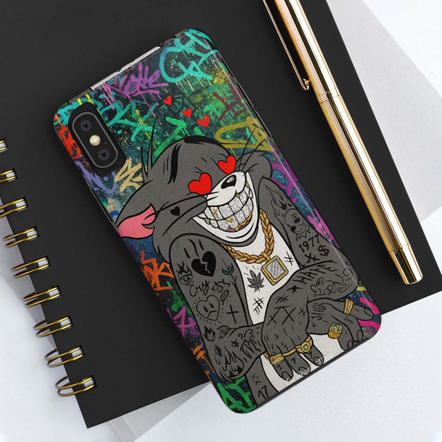 Los Angelez Made x Tom In Love Tough Phone Case
