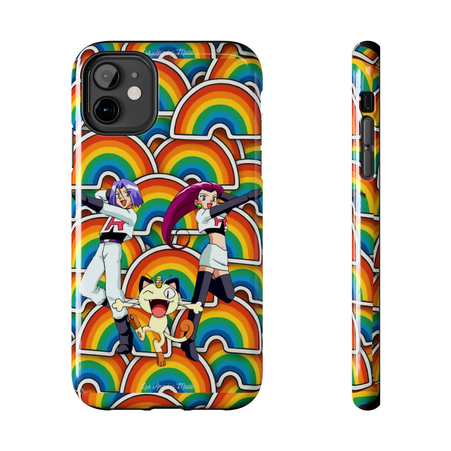 Los Angelez Made x Team Rocket Rainbow Emoji Tough Phone Case