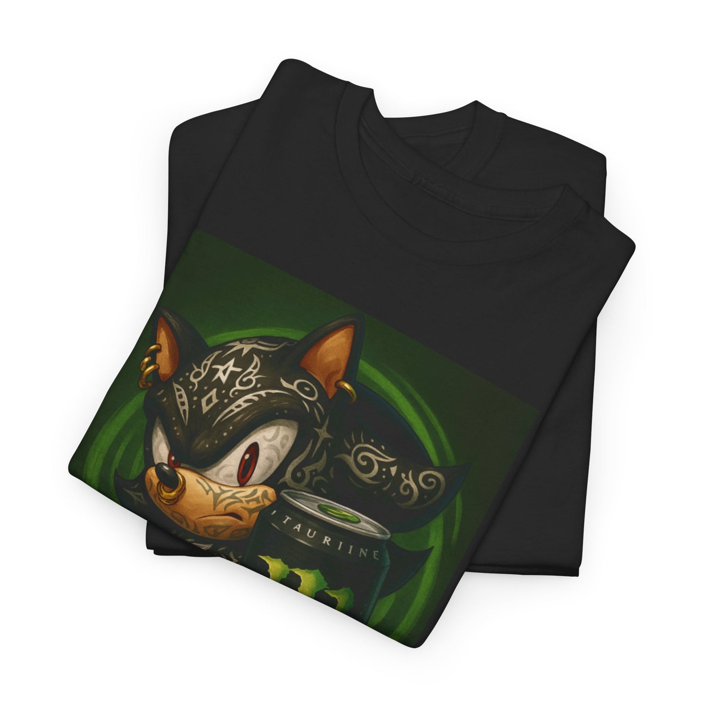 Los Angelez Made x Sonic Monster Energy Unisex Heavy Cotton T-Shirt