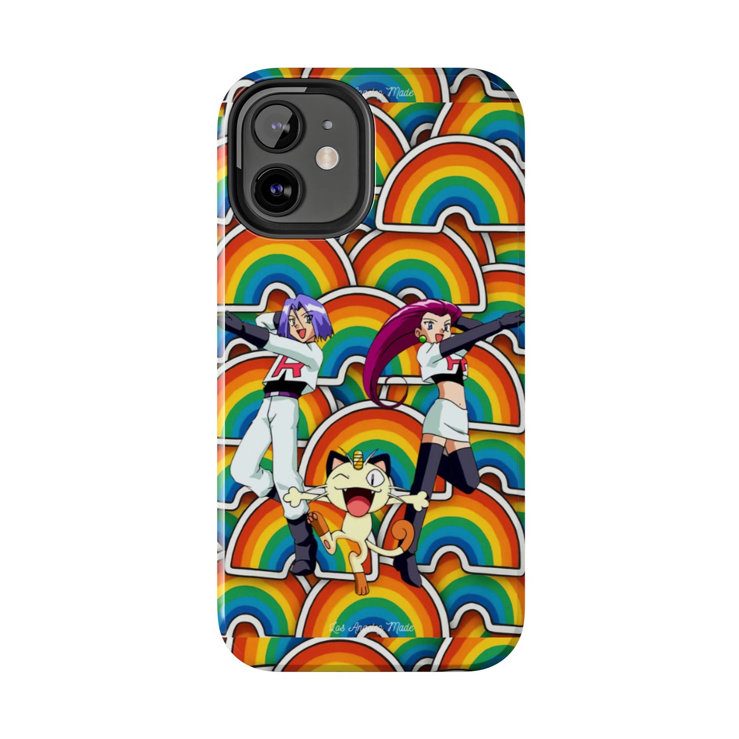 Los Angelez Made x Team Rocket Rainbow Emoji Tough Phone Case
