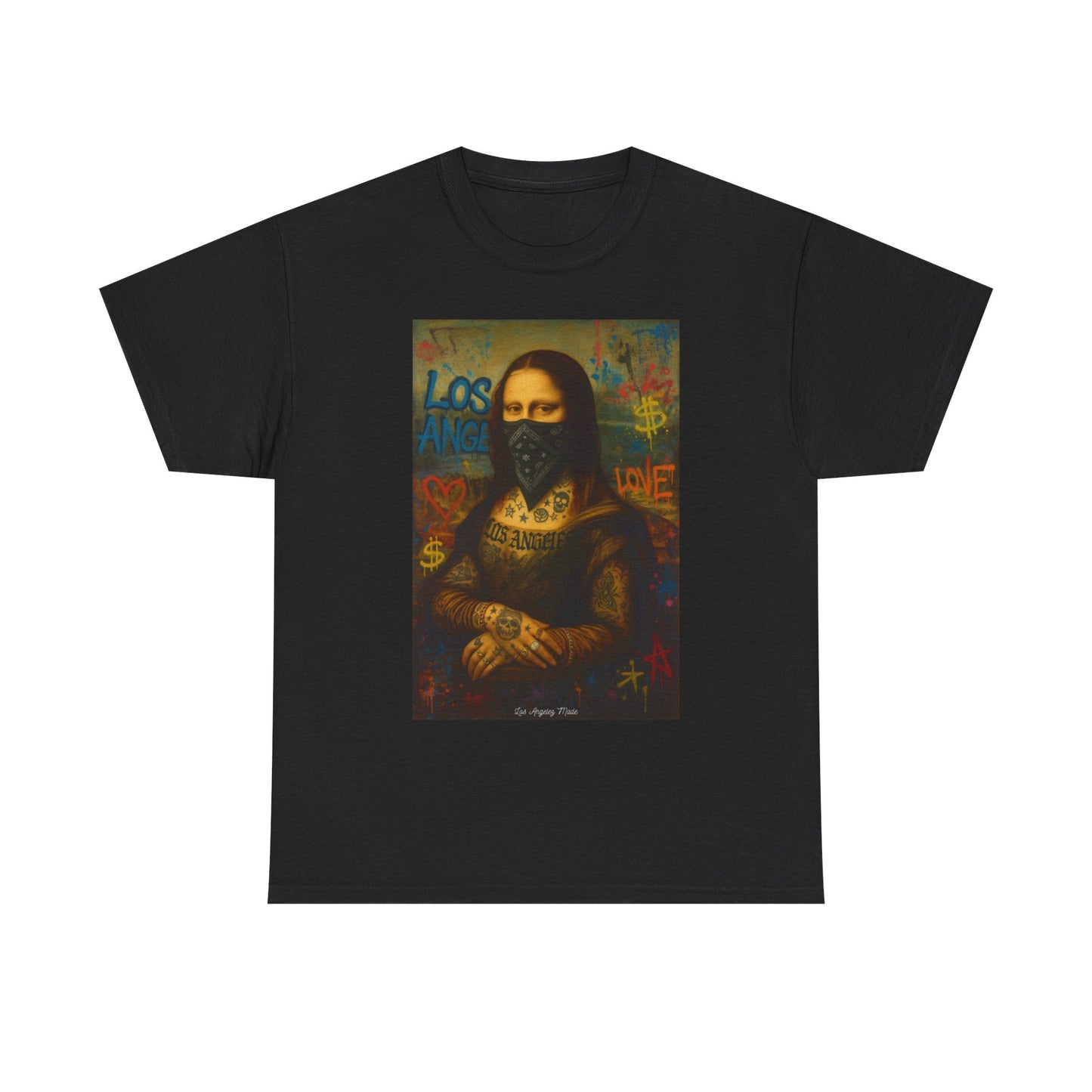 Los Angelez Made x L.A. Mona Lisa Unisex Heavy Cotton T-Shirt